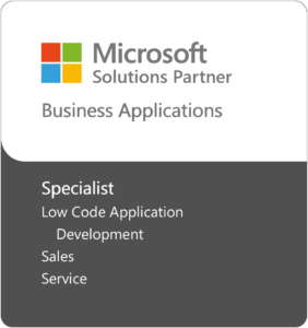 Skylt med texten Microsoft Solution Partner